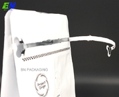 ماتي قابلة لإعادة التدوير أحادية PE / PE مسطحة القاع حقيبة التعبئة والتغليف صمام حقيبة القهوة