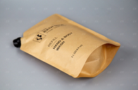 ورق الكرافت كيس صنبور الحقيبة تخصيص الحجم والتصميم لتغليف عصير السائل