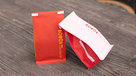 FSC اليابان ورق الكرافت فليكسو طباعة مسطحة أسفل الحقيبة القصدير التعادل الغذاء حزمة