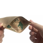 PLA سماد الحقيبة الوقوف أكياس مايلر الغذاء مع زيبلوك في الأوراق المالية
