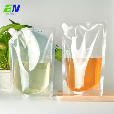 رقائق الألومنيوم الغذاء الصف الوقوف صنبور الحقيبة مخصص طباعة كيس مياه الشرب البلاستيكية